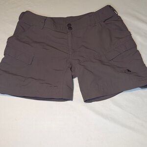 The North Face Women’s Hiking Shorts Brown Outdoor Trail Shorts Size M/L